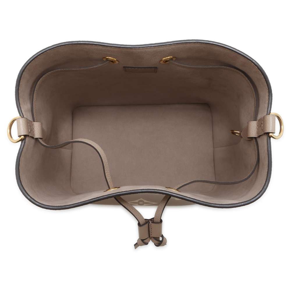 LOUIS VUITTON Neo Noe Tourterelle/Claim M45555 Monogram Empreinte Leather Size MM