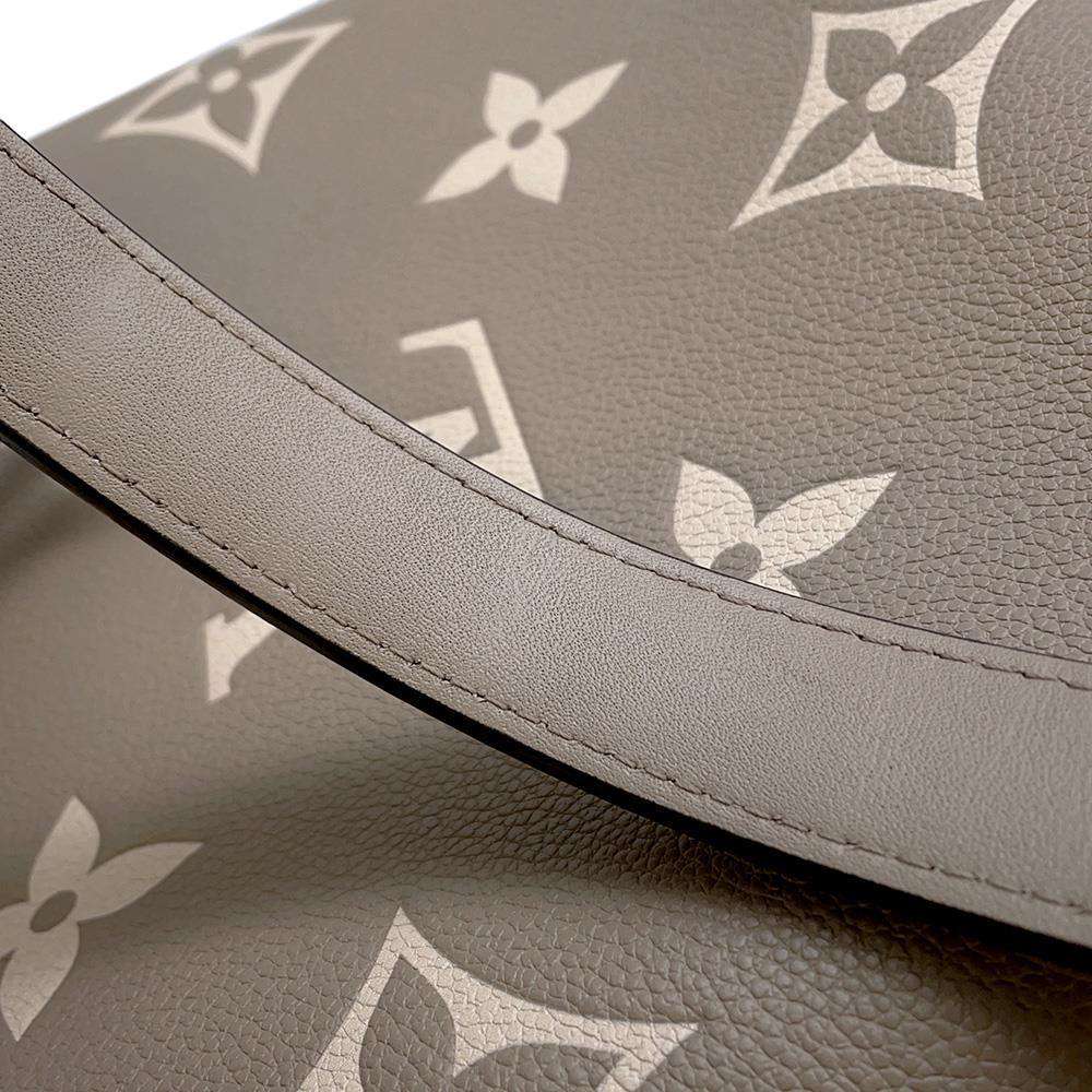 LOUIS VUITTON Neo Noe Tourterelle/Claim M45555 Monogram Empreinte Leather Size MM