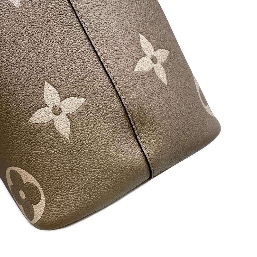 LOUIS VUITTON Neo Noe Tourterelle/Claim M45555 Monogram Empreinte Leather Size MM