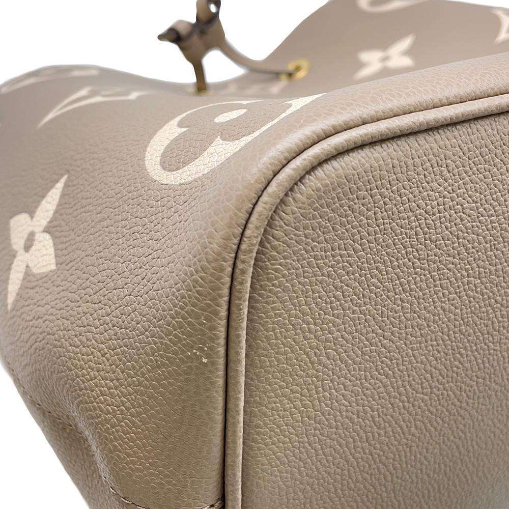 LOUIS VUITTON Neo Noe Tourterelle/Claim M45555 Monogram Empreinte Leather Size MM