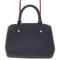 LOUIS VUITTON Montaigne Marine Rouge M42747 Monogram Empreinte Leather Size BB