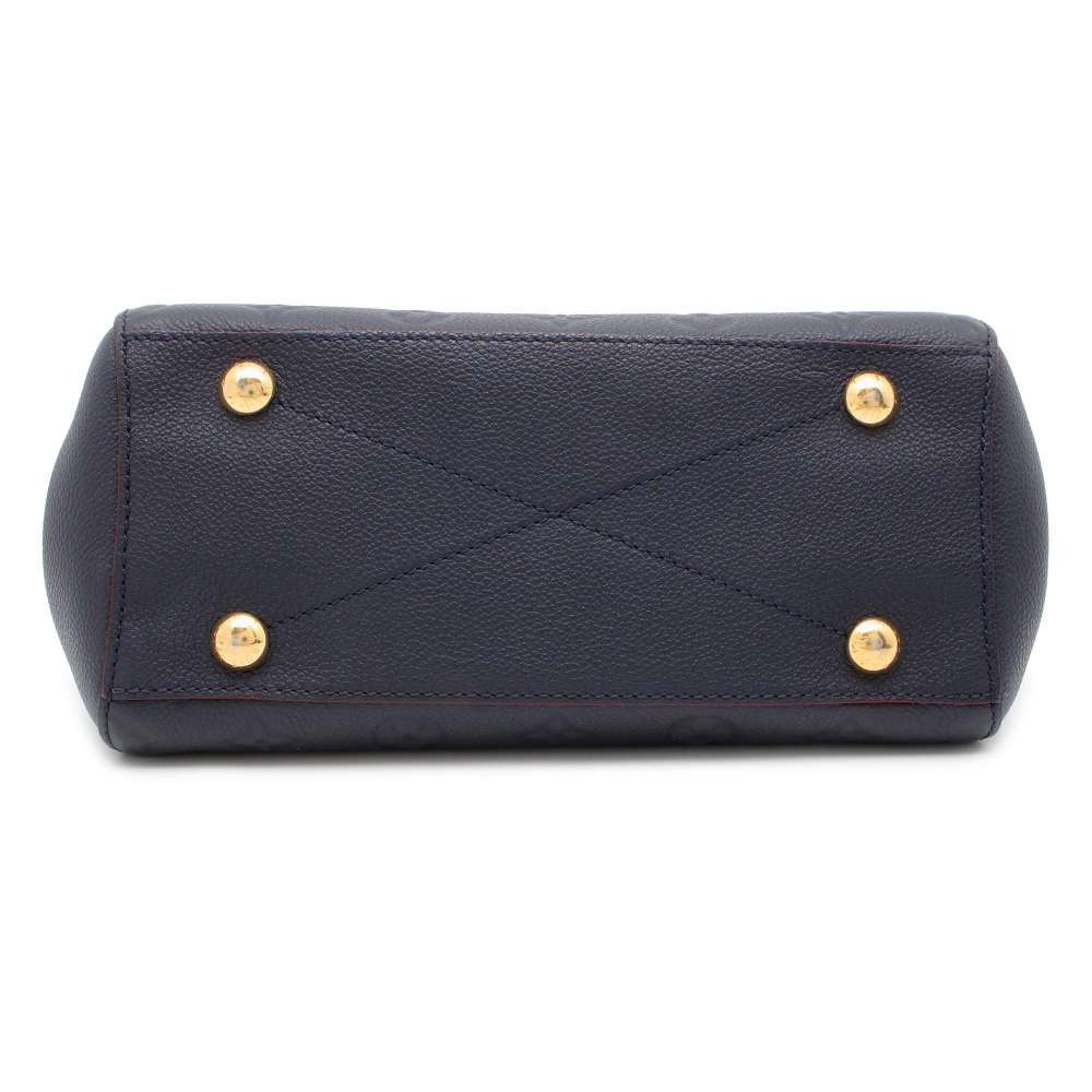 LOUIS VUITTON Montaigne Marine Rouge M42747 Monogram Empreinte Leather Size BB