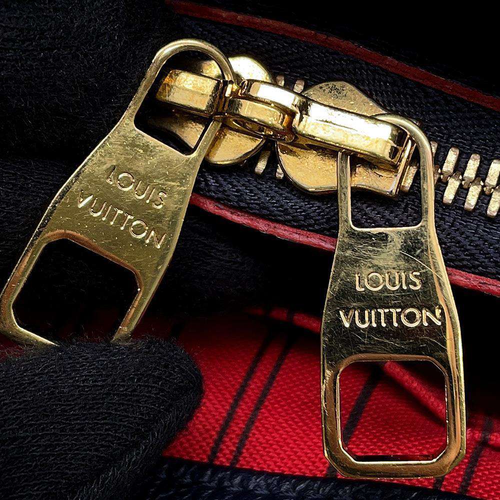 LOUIS VUITTON Montaigne Marine Rouge M42747 Monogram Empreinte Leather Size BB