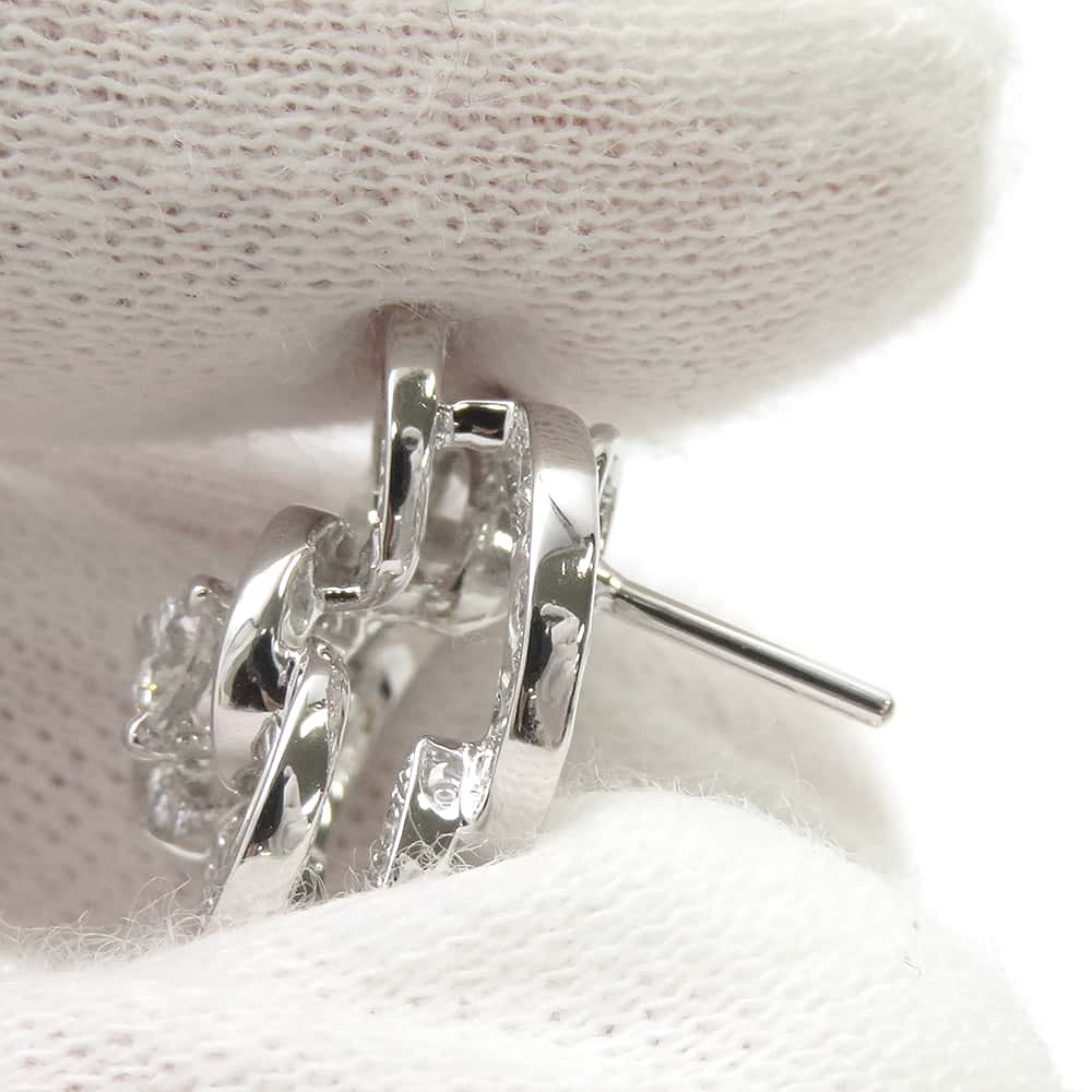 CHANEL Camellia Collection EarringsJ2672 18K White Gold