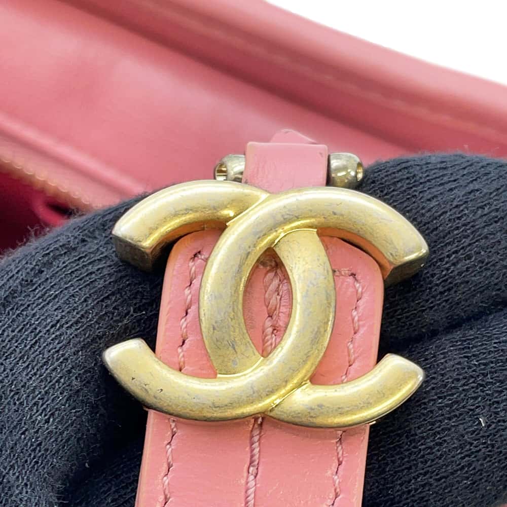 CHANEL Gabriel ChainShoulder Bag Yellow/Green/PinkA91810 Suede leather