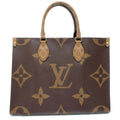 LOUIS VUITTON Onthego Red M45321 Monogram Monogram Reverse Canvas Monogram Giant Size MM