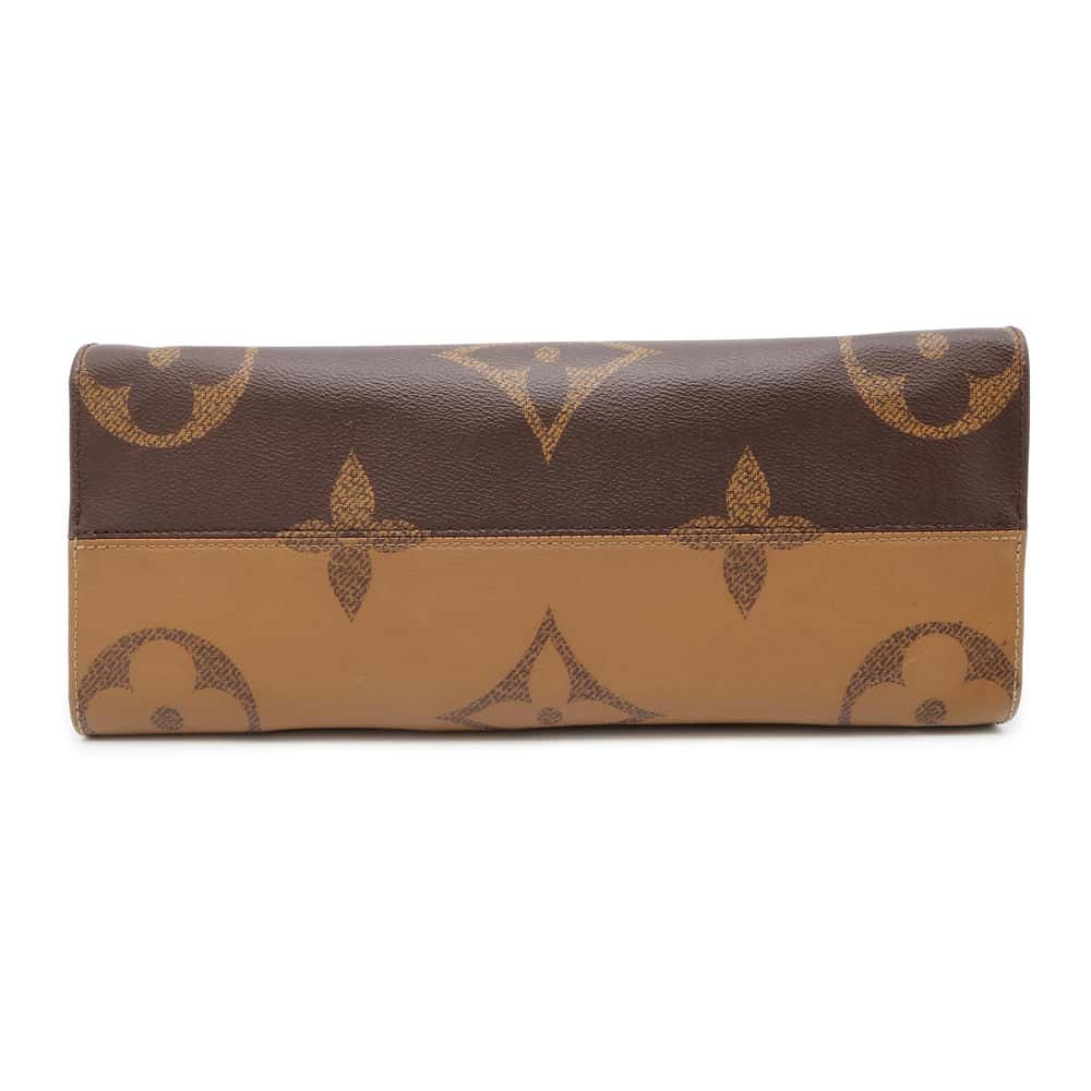 LOUIS VUITTON Onthego Red M45321 Monogram Monogram Reverse Canvas Monogram Giant Size MM