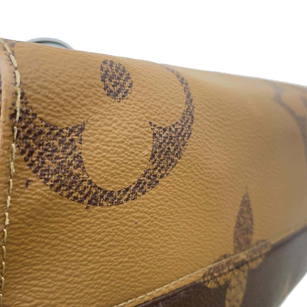 LOUIS VUITTON Onthego Red M45321 Monogram Monogram Reverse Canvas Monogram Giant Size MM