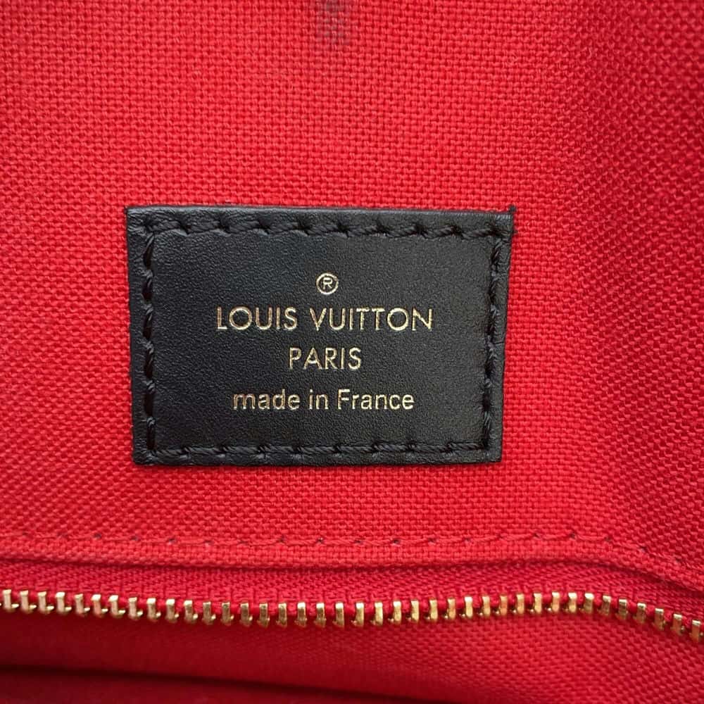 LOUIS VUITTON Onthego Red M45321 Monogram Monogram Reverse Canvas Monogram Giant Size MM
