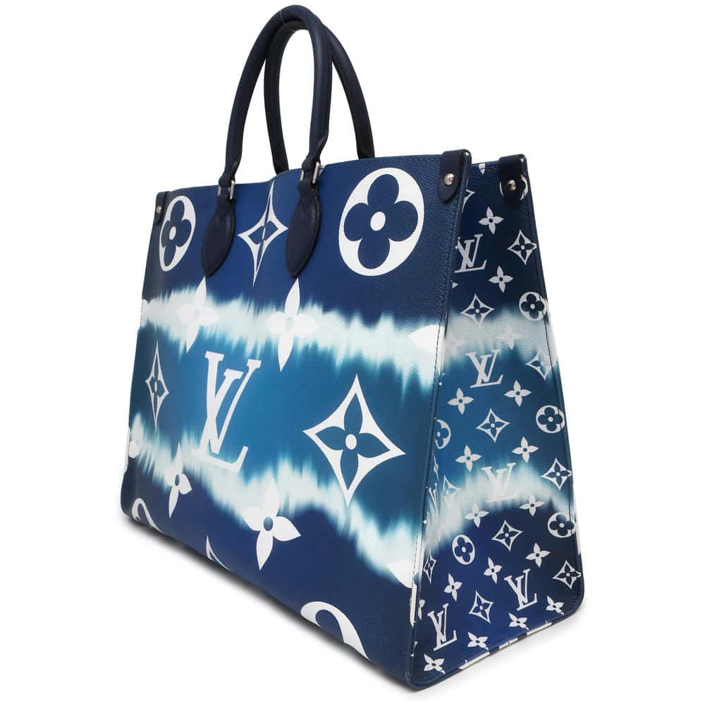 LOUIS VUITTON Onthego Blue M45120 Monogram LV Escale Size GM