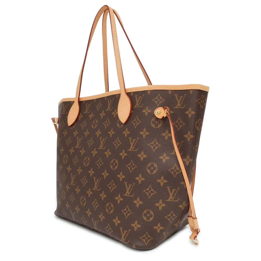 LOUIS VUITTON Neverfull Beige M40995 Monogram Size MM