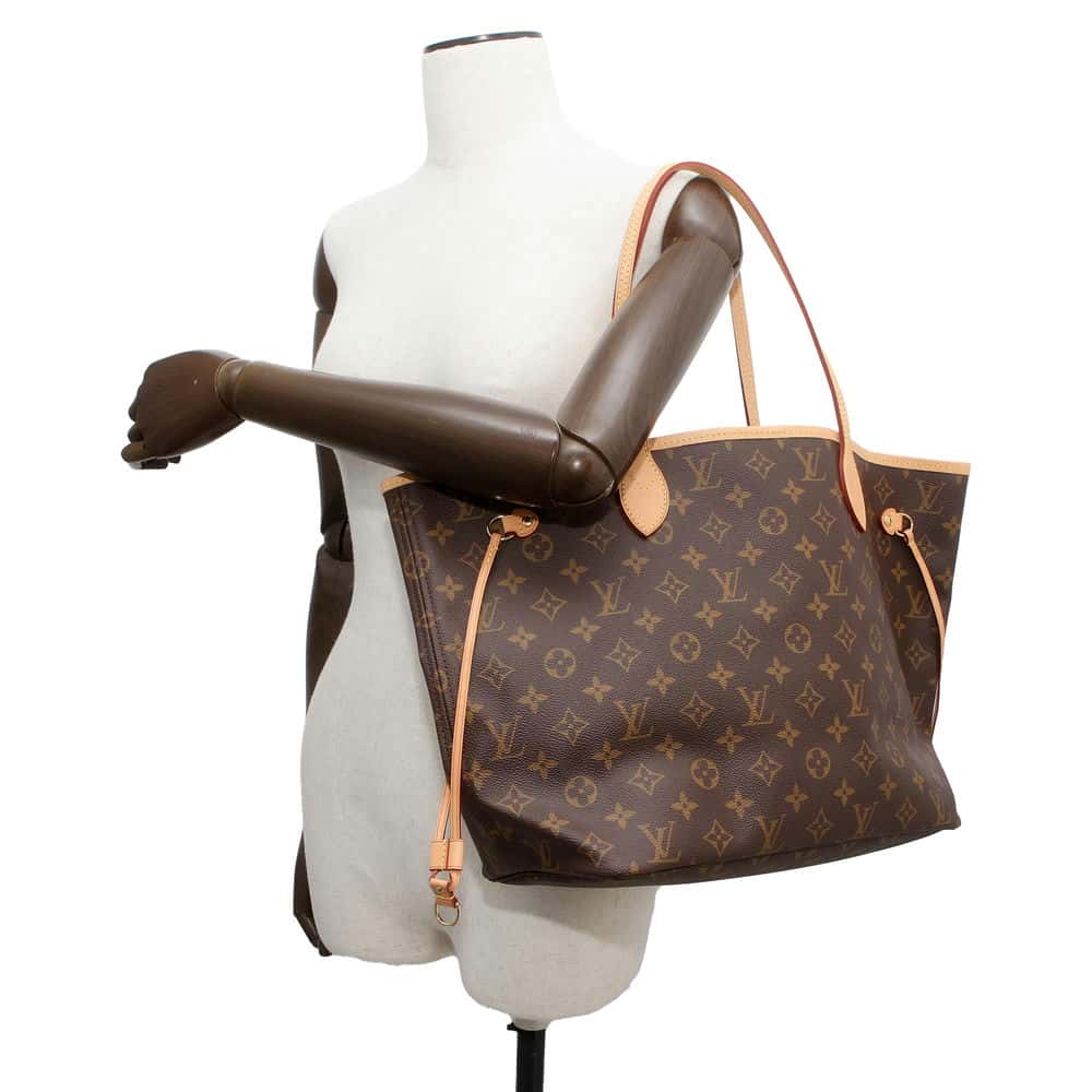 LOUIS VUITTON Neverfull Beige M40995 Monogram Size MM
