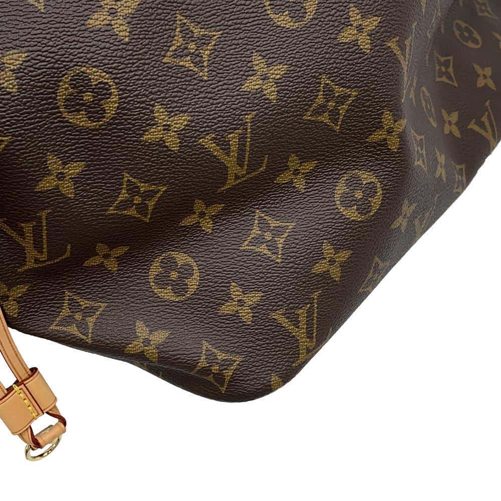 LOUIS VUITTON Neverfull Beige M40995 Monogram Size MM
