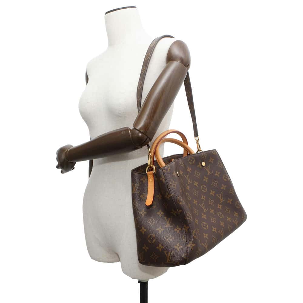 LOUIS VUITTON Montaigne Bordeaux M41056 Monogram Size MM