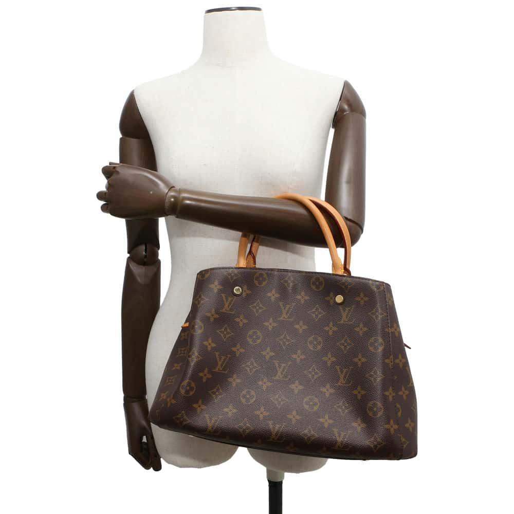 LOUIS VUITTON Montaigne Bordeaux M41056 Monogram Size MM