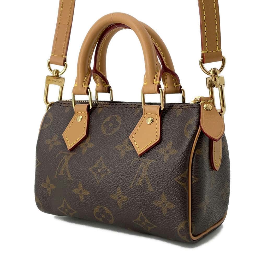 LOUIS VUITTON Nano Speedy Brown M81085 Monogram