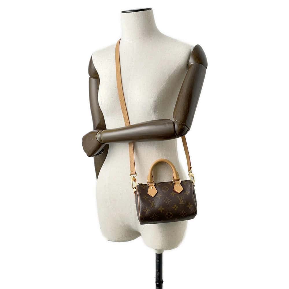 LOUIS VUITTON Nano Speedy Brown M81085 Monogram