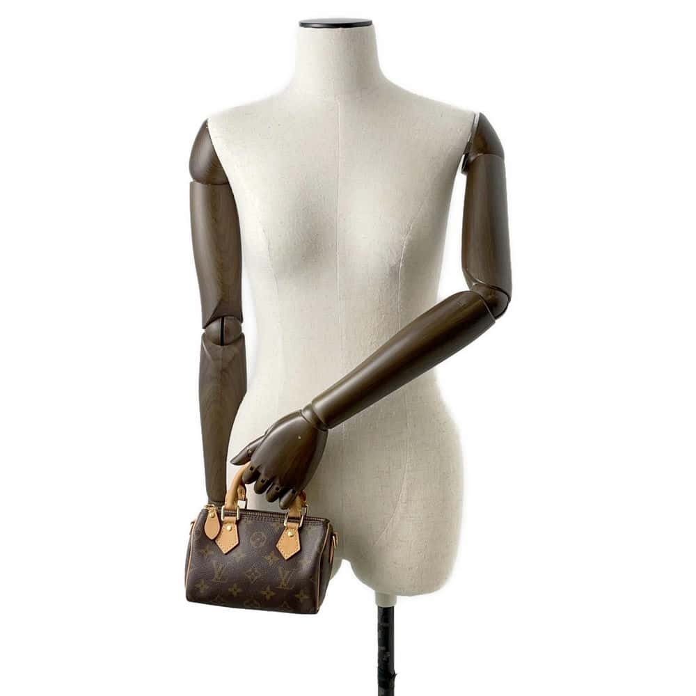 LOUIS VUITTON Nano Speedy Brown M81085 Monogram