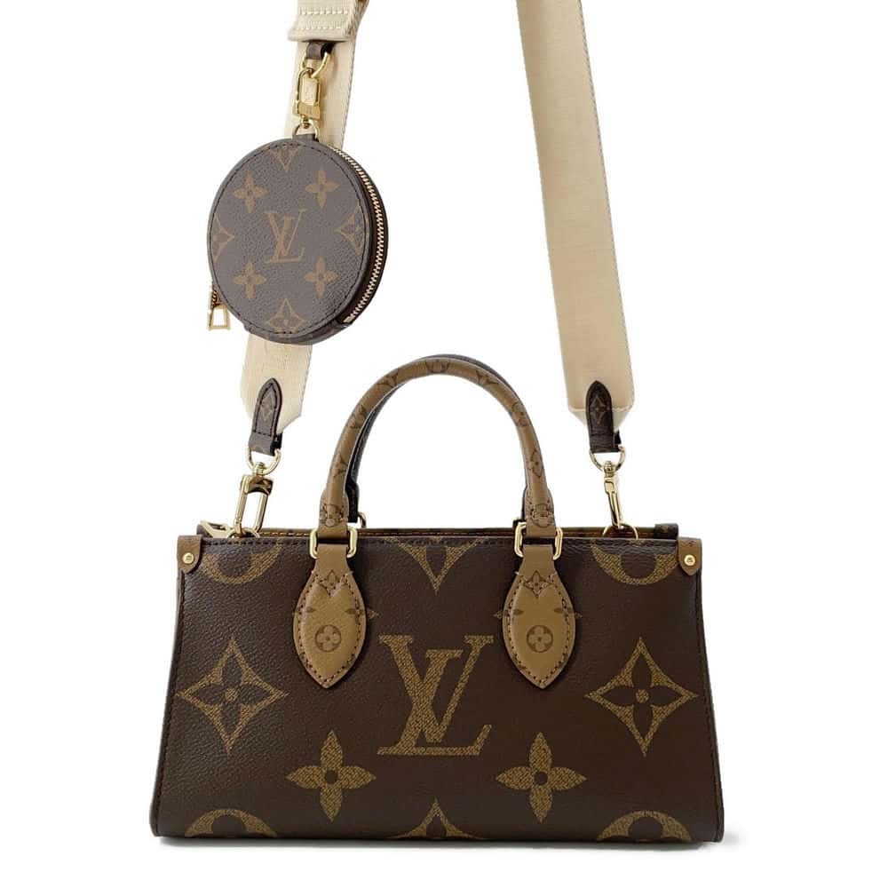 LOUIS VUITTON Onthego EW Red M46653 Monogram Reverse Canvas Monogram Giant