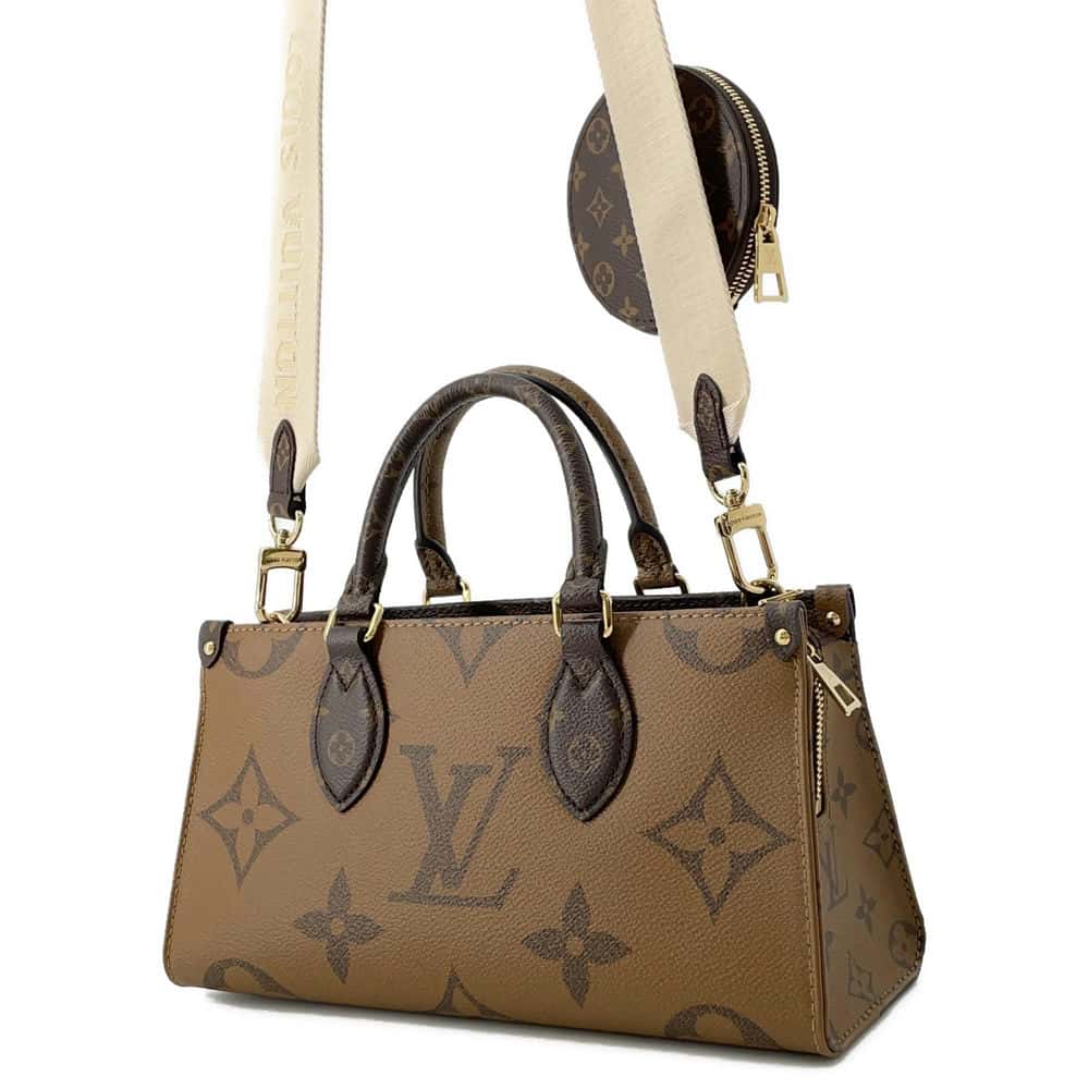 LOUIS VUITTON Onthego EW Red M46653 Monogram Reverse Canvas Monogram Giant
