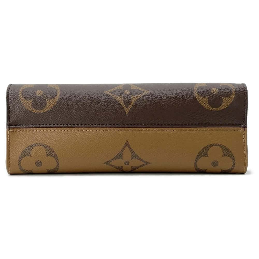 LOUIS VUITTON Onthego EW Red M46653 Monogram Reverse Canvas Monogram Giant