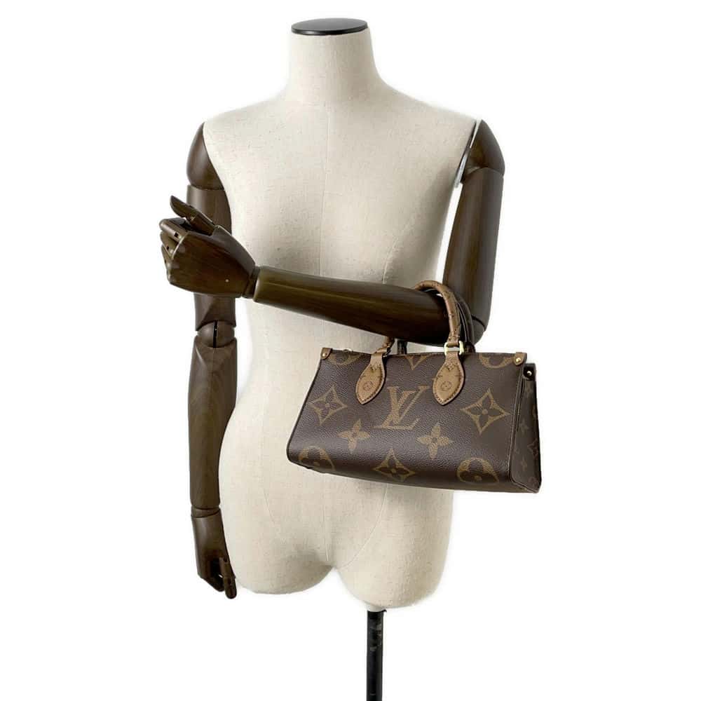 LOUIS VUITTON Onthego EW Red M46653 Monogram Reverse Canvas Monogram Giant