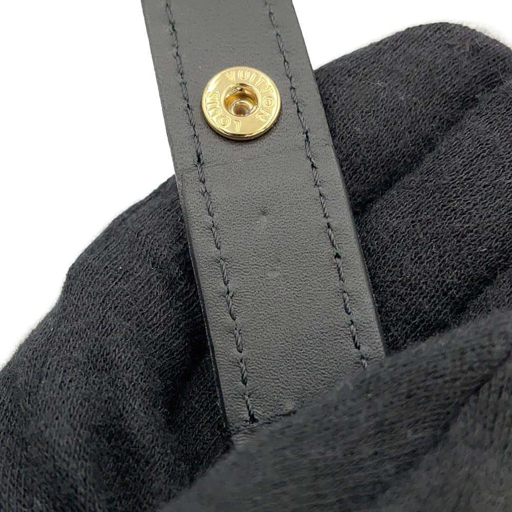 LOUIS VUITTON Multi Pochette Accessoires Noir/Beige M45777 Monogram Empreinte Leather