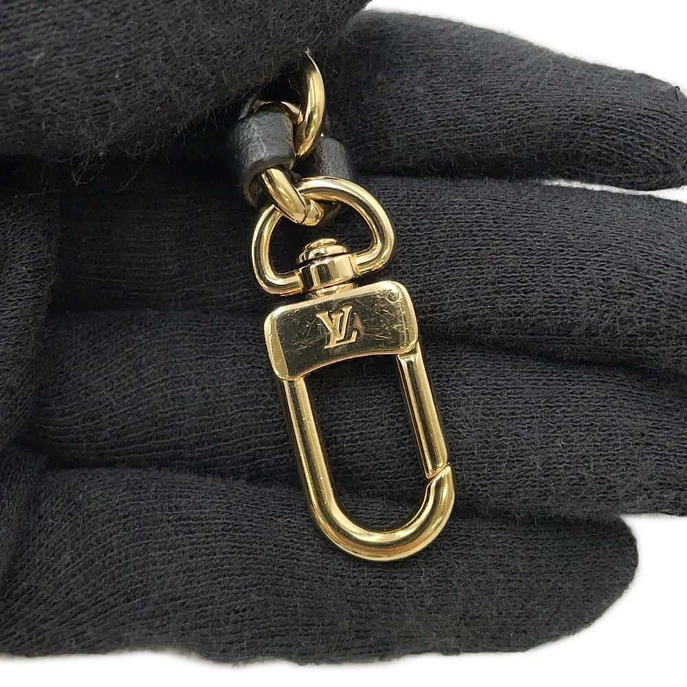 LOUIS VUITTON Multi Pochette Accessoires Noir/Beige M45777 Monogram Empreinte Leather