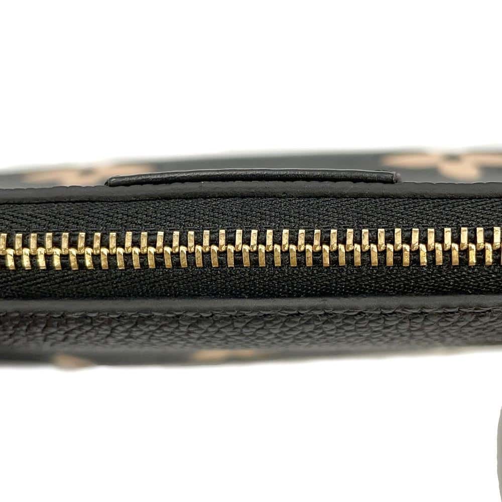 LOUIS VUITTON Multi Pochette Accessoires Noir/Beige M45777 Monogram Empreinte Leather