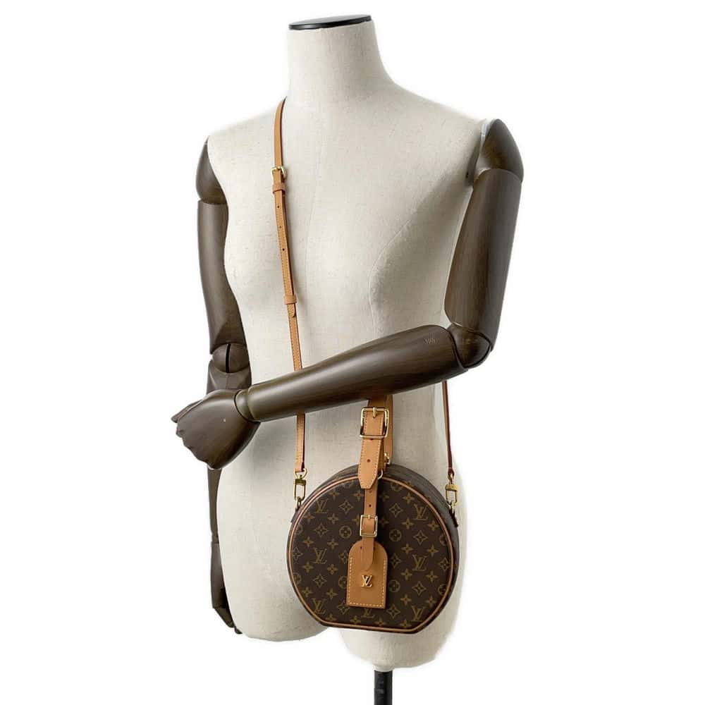LOUIS VUITTON Petit Boite Chapeau Beige M43514 Monogram
