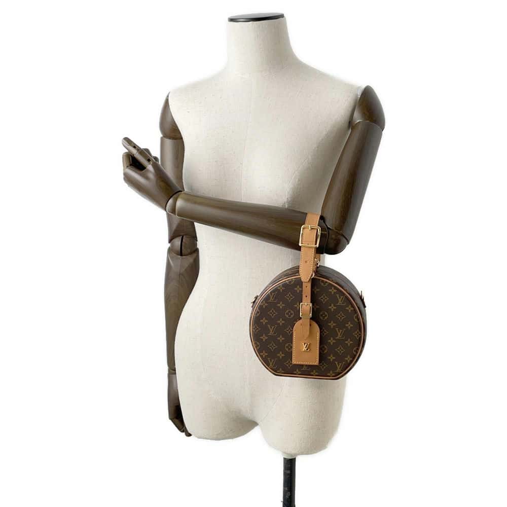 LOUIS VUITTON Petit Boite Chapeau Beige M43514 Monogram