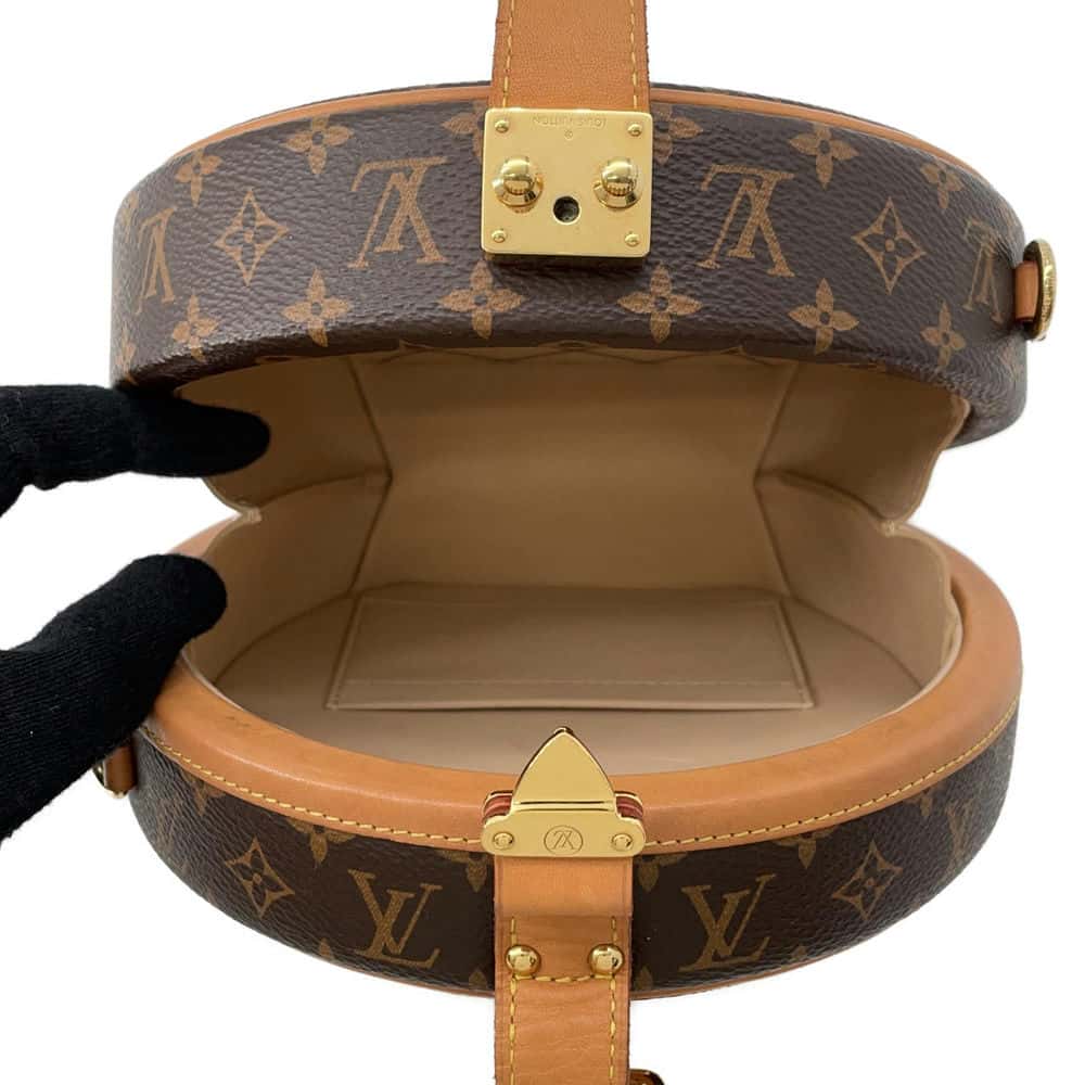 LOUIS VUITTON Petit Boite Chapeau Beige M43514 Monogram
