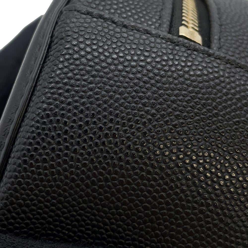CHANEL CCFiligree Round ChainShoulder Bag BlackAP0365 Caviar Leather