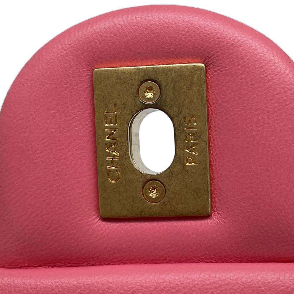 CHANEL Matelasse ChainShoulder Bag PinkAS3114 Lambskin