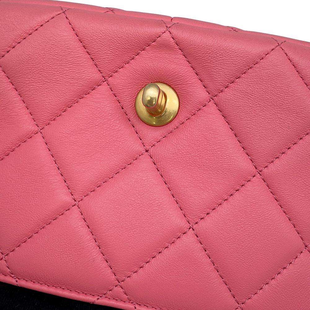 CHANEL Matelasse ChainShoulder Bag PinkAS3114 Lambskin