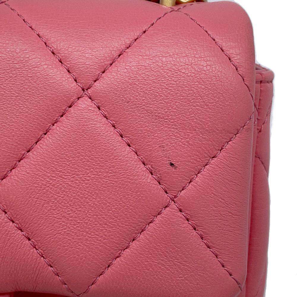CHANEL Matelasse ChainShoulder Bag PinkAS3114 Lambskin