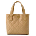 CHANEL Matelasse Wild Stitch Handbag BeigeA18126 Leather