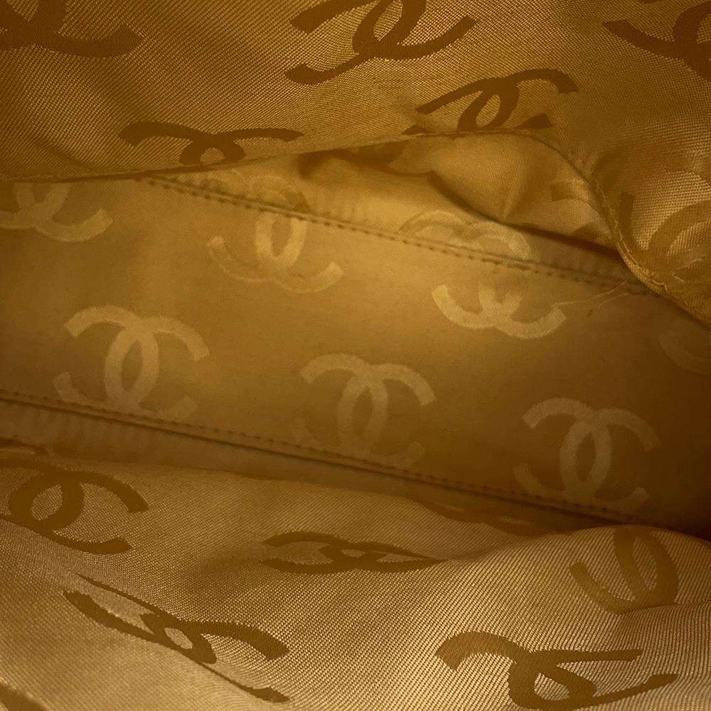 CHANEL Matelasse Wild Stitch Handbag BeigeA18126 Leather