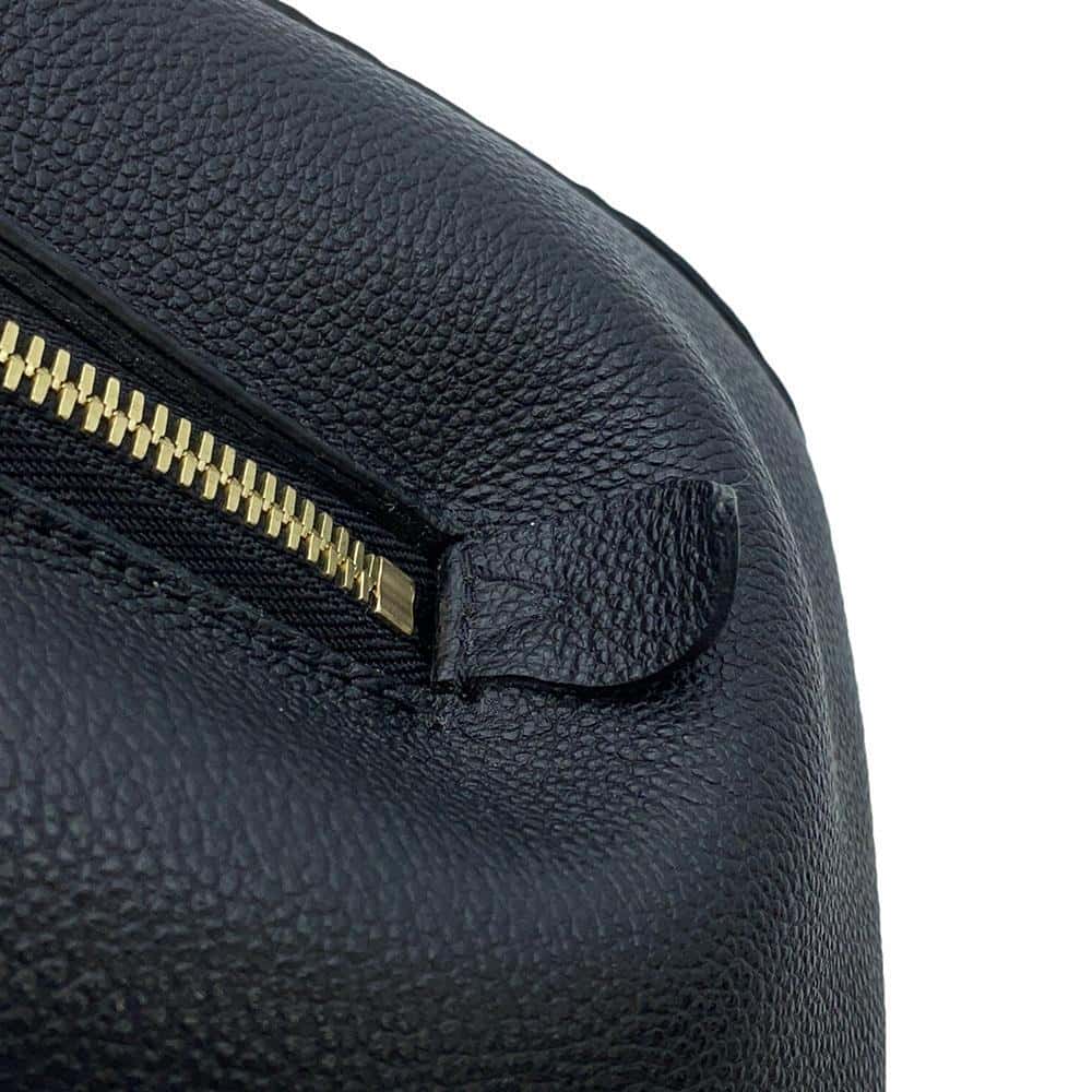 LOUIS VUITTON Montaigne Noir M41053 Monogram Empreinte Leather Size BB