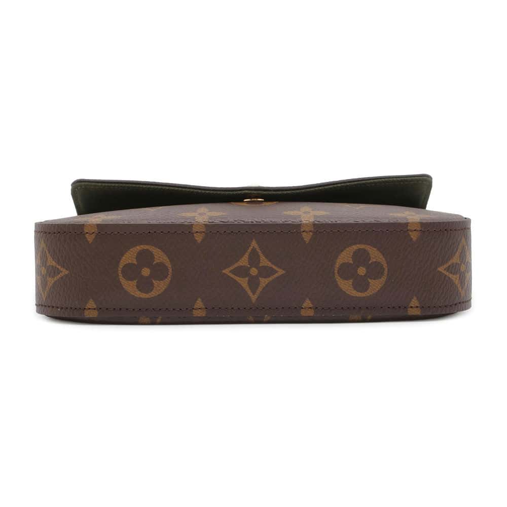 LOUIS VUITTON Multiie Pochette Green M80091 Monogram