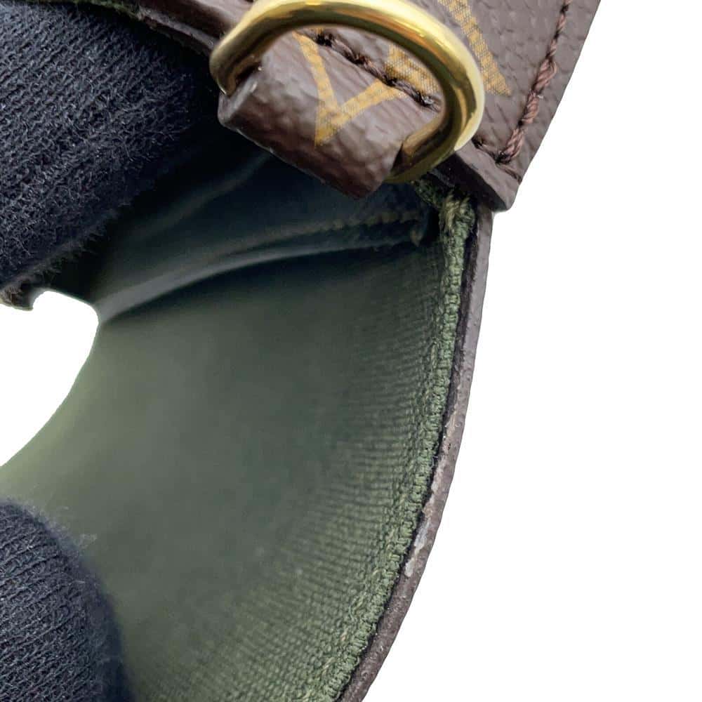 LOUIS VUITTON Multiie Pochette Green M80091 Monogram