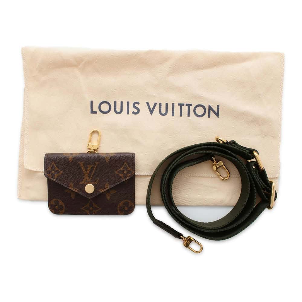 LOUIS VUITTON Multiie Pochette Green M80091 Monogram