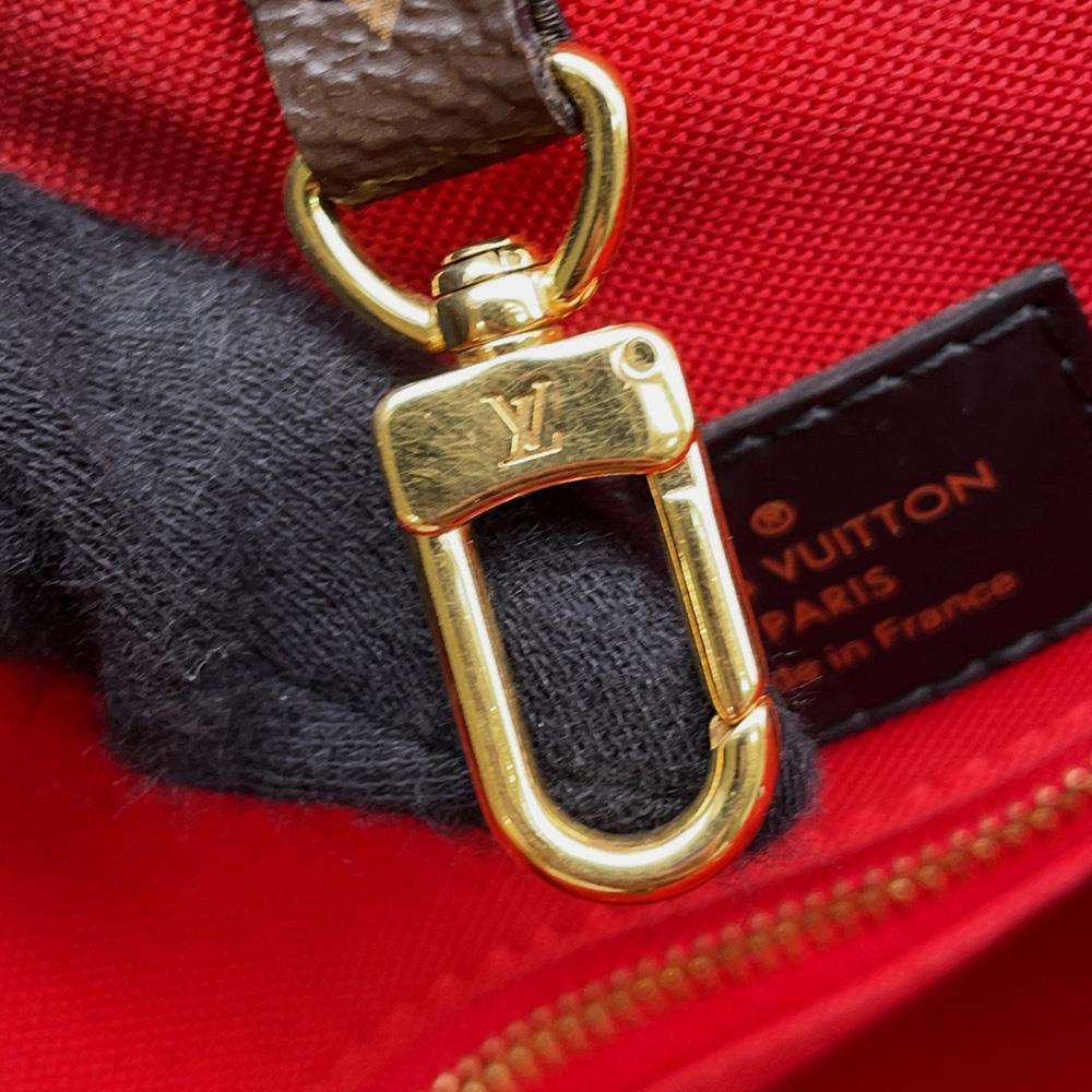 LOUIS VUITTON Onthego Red M44576 Monogram Monogram Reverse Canvas Monogram Giant Size GM