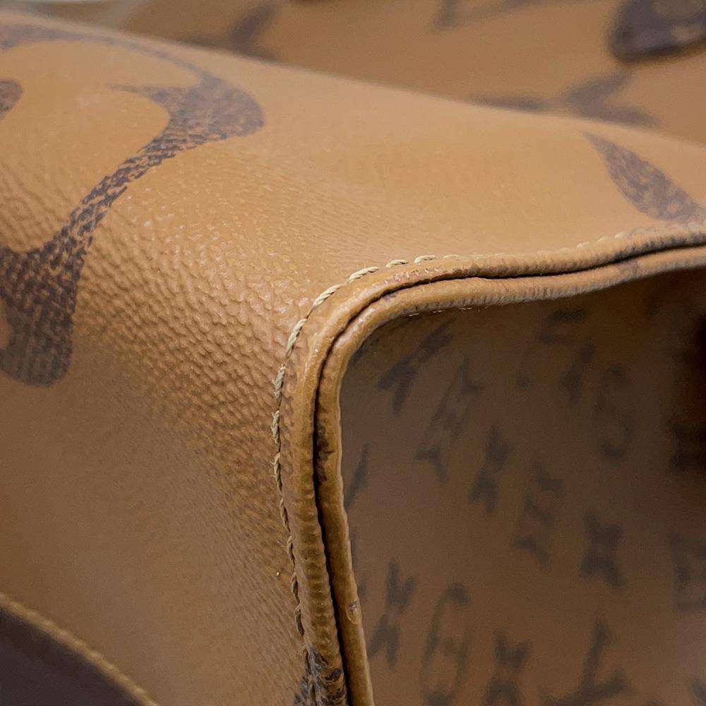 LOUIS VUITTON Onthego Red M44576 Monogram Monogram Reverse Canvas Monogram Giant Size GM