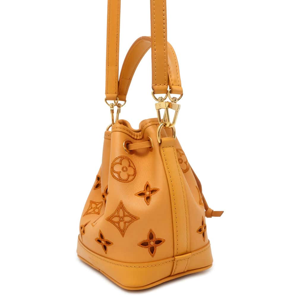 LOUIS VUITTON Nano Noe Saffron M82469 Monogram・LV Broderie