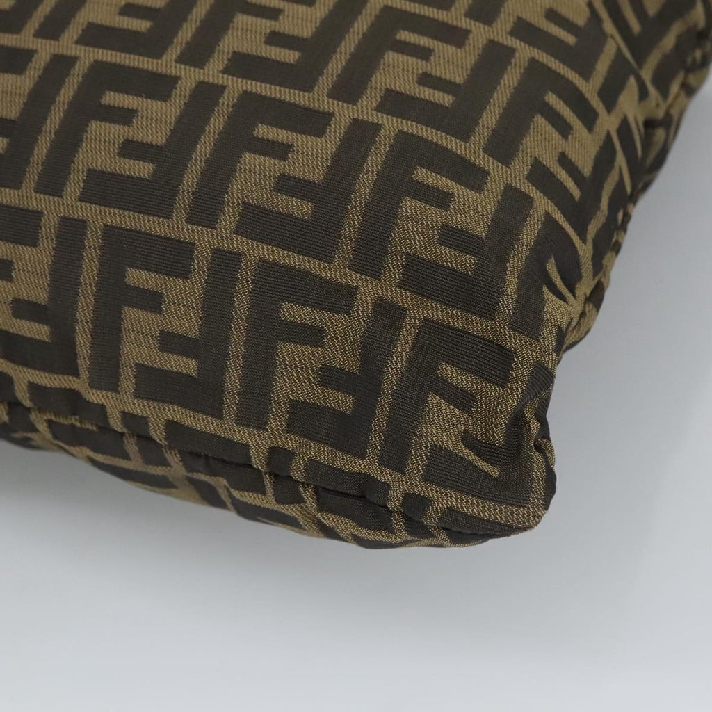 FENDI Zucca Canvas Tote Bag Brown Black 98219