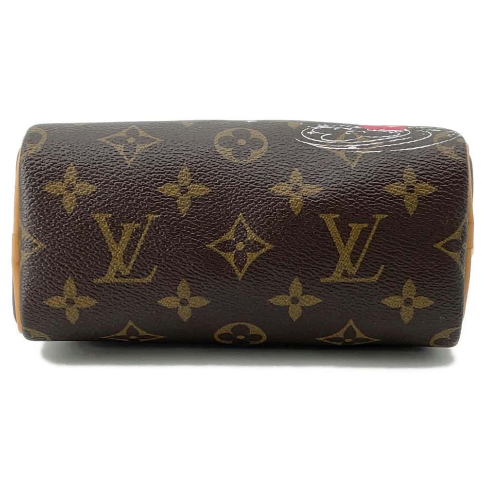 LOUIS VUITTON Nano Speedy Rose M82624 Monogram Vivienne Size Nano