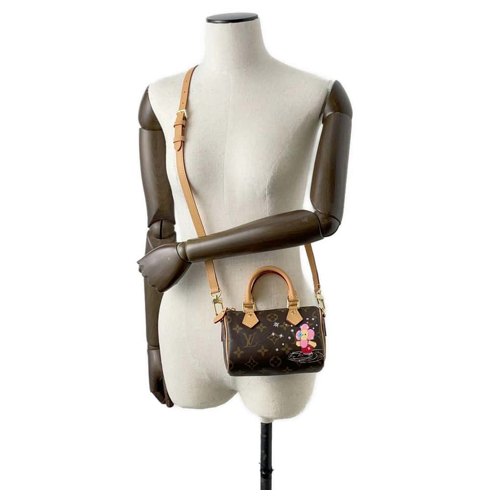 LOUIS VUITTON Nano Speedy Rose M82624 Monogram Vivienne Size Nano