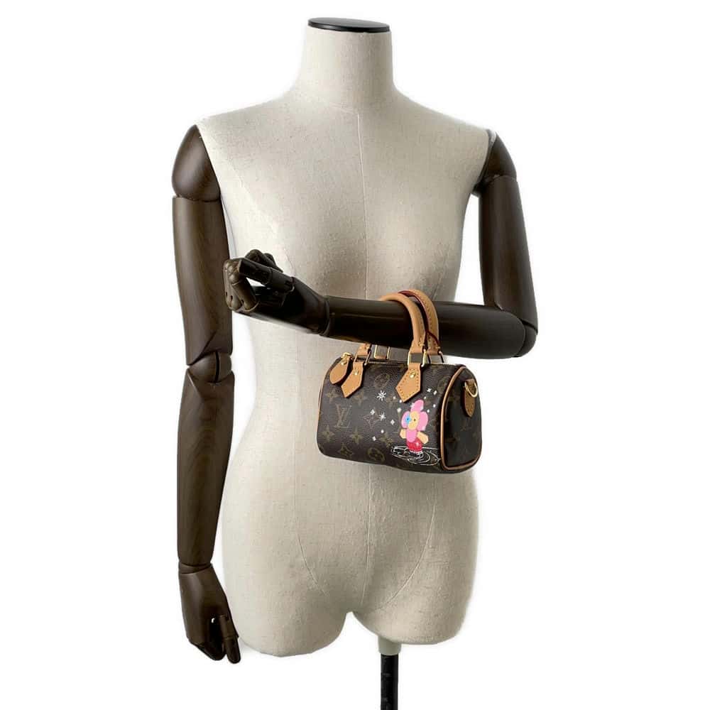 LOUIS VUITTON Nano Speedy Rose M82624 Monogram Vivienne Size Nano