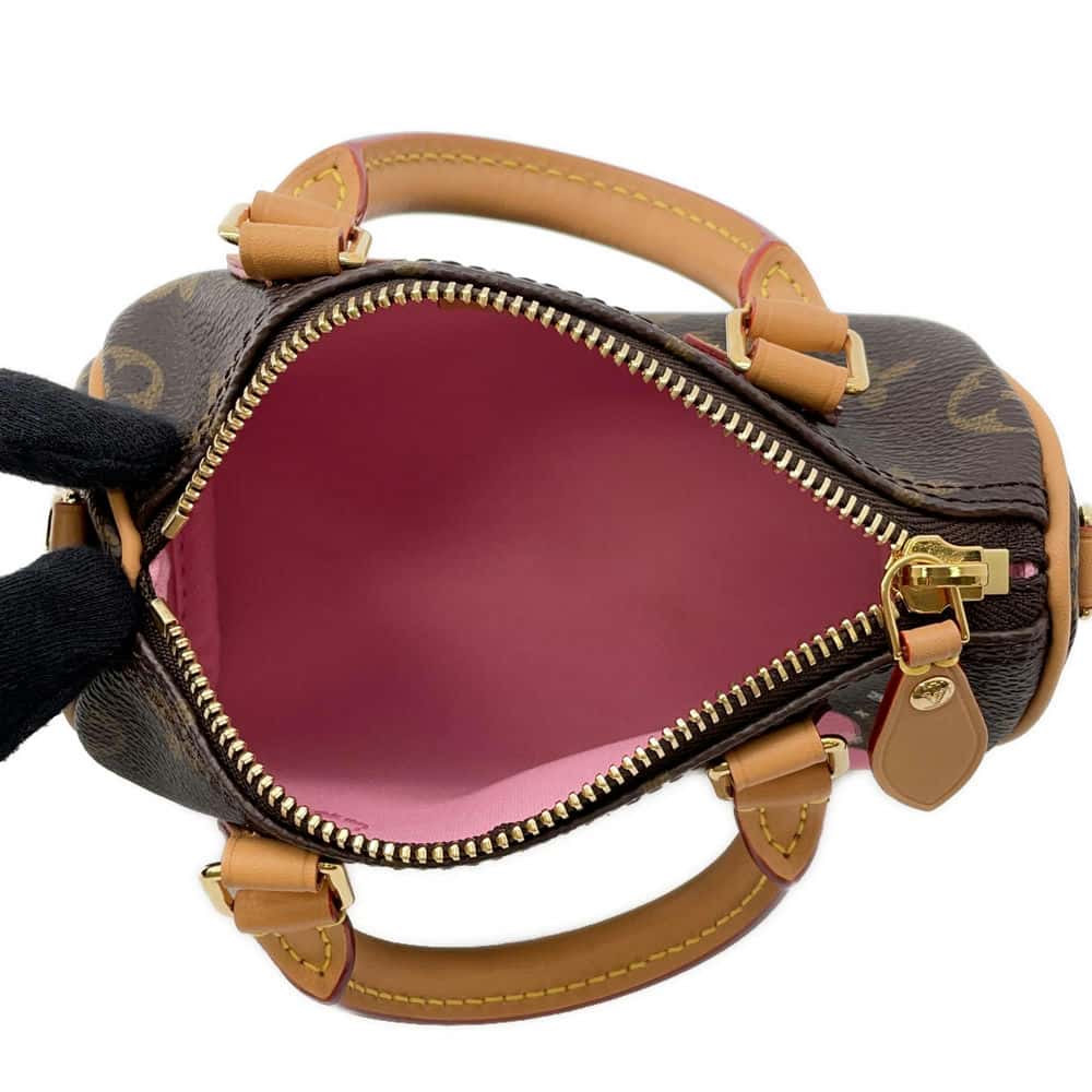 LOUIS VUITTON Nano Speedy Rose M82624 Monogram Vivienne Size Nano